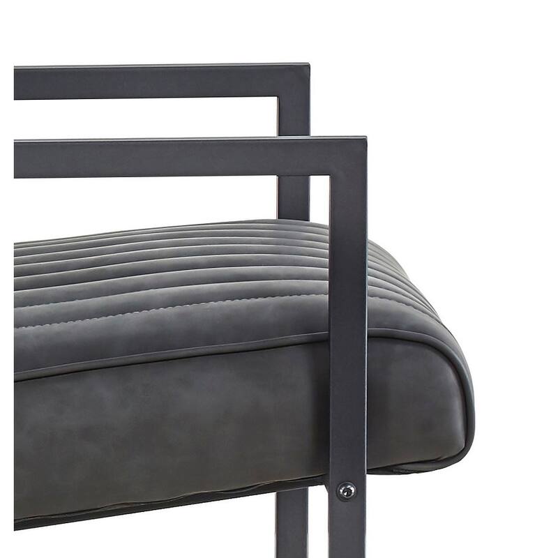 Modern design high quality PU+ steel armchair，for Kitchen, Dining, Bedroom, Living Room