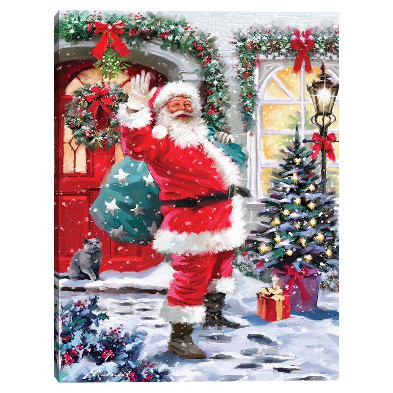 Santa 4 Canvas Art Print