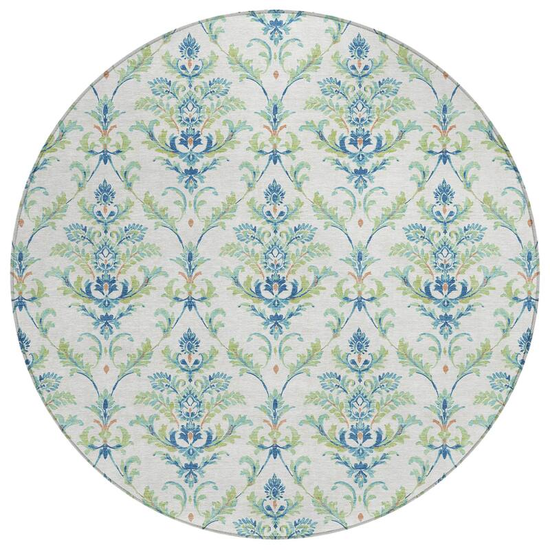 Machine Washable Indoor/ Outdoor Traditional Marrakesh Chantille Rug