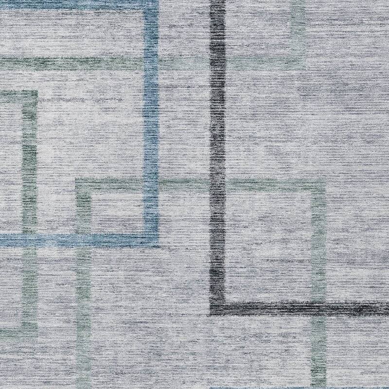 HomeRoots Geometric Transitional Rectangle Outdoor Rug