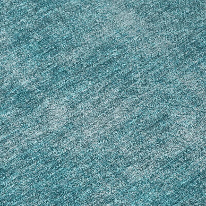 Machine Washable Indoor/ Outdoor Simple Solid Chantille Rug