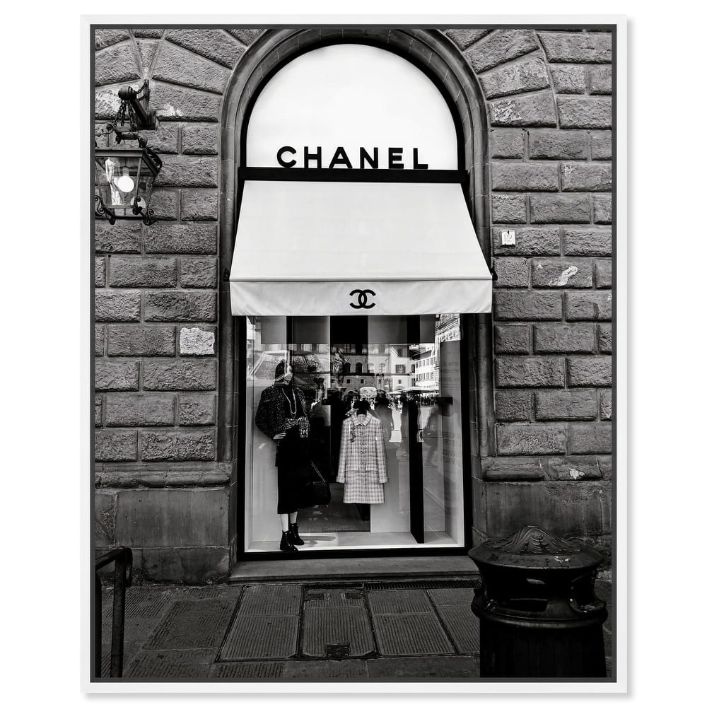 Fashion House Window Canvas by Art Remedy