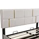 preview thumbnail 26 of 26, Upholstered Bedroom Sets with Queen Platform Bed and Storage Ottoman
