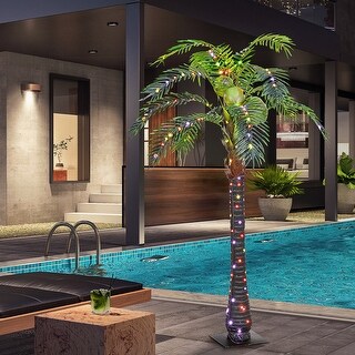 Led light up palm tree cheap