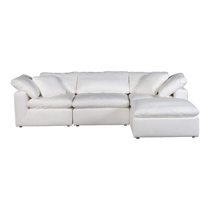 Aurelle Home Tami Reversible Lounge Sectional - 114" x 76"