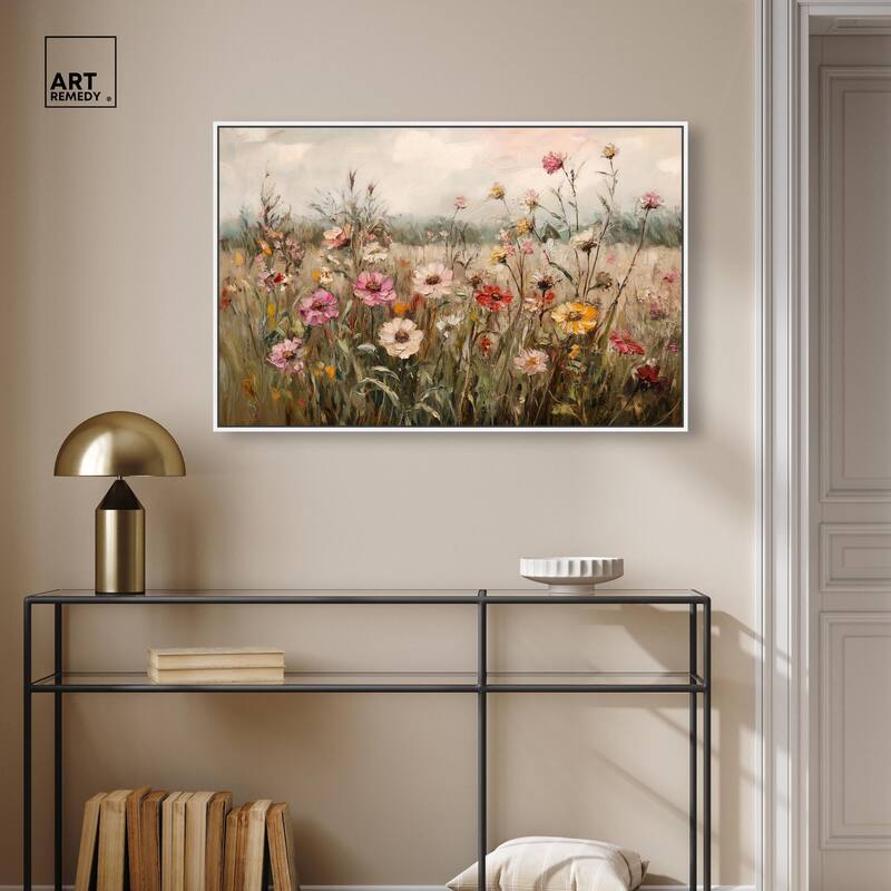 Vintage Blooms I Canvas by Art Remedy