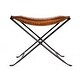 preview thumbnail 20 of 26, Handmade Butler Melton Leather Stool (India)