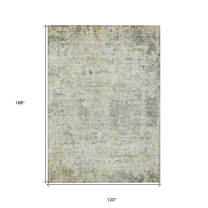 HomeRoots Abstract Transitional Rectangle Outdoor Rug