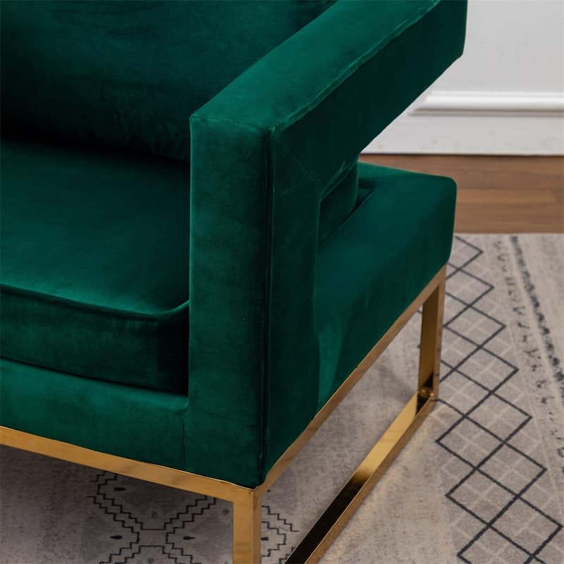 Contemporary Upholstered Accent Arm Chair