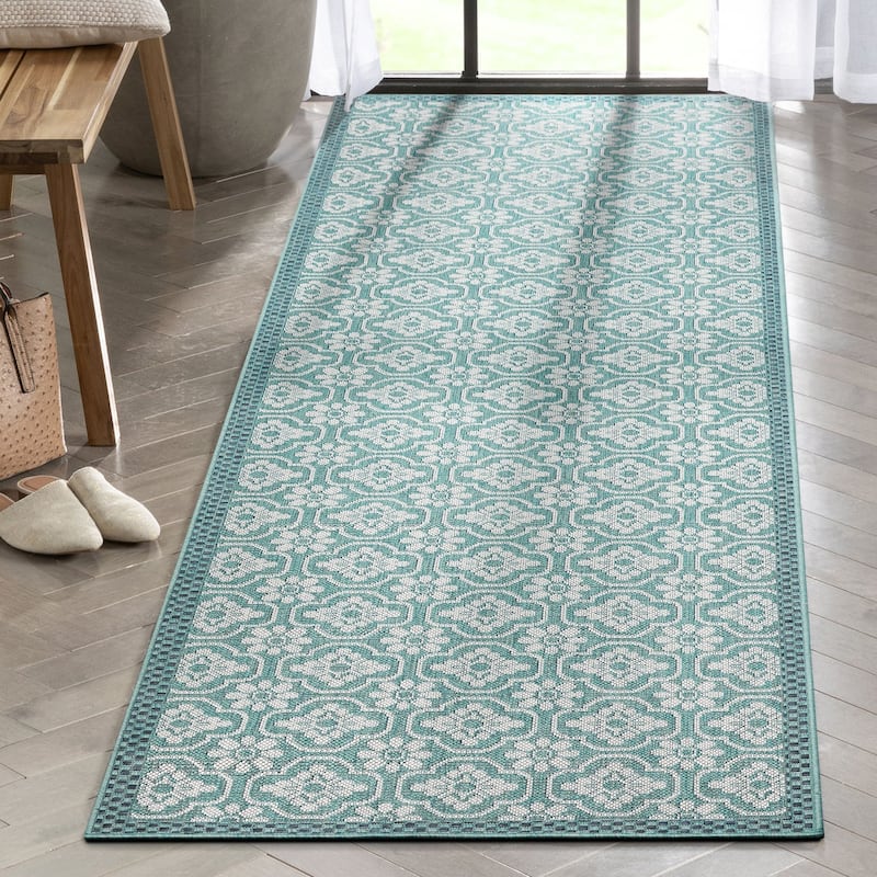 Well Woven Medusa Manola Indoor Outdoor Flatweave Tribal Area Rug