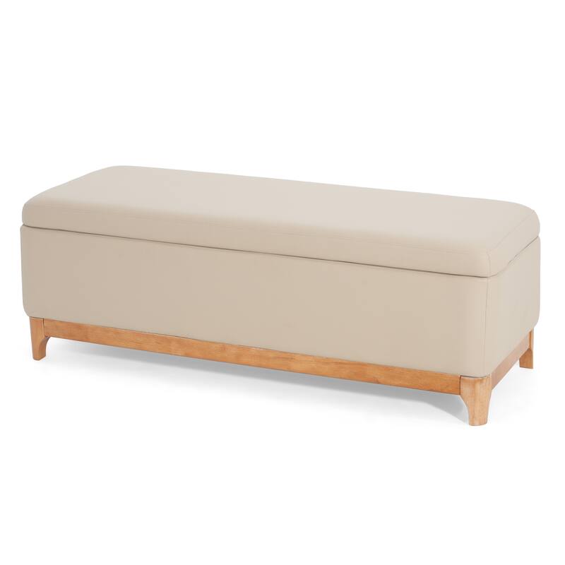 Christopher Knight Home - Orphelia Faux Leather Storage Bench