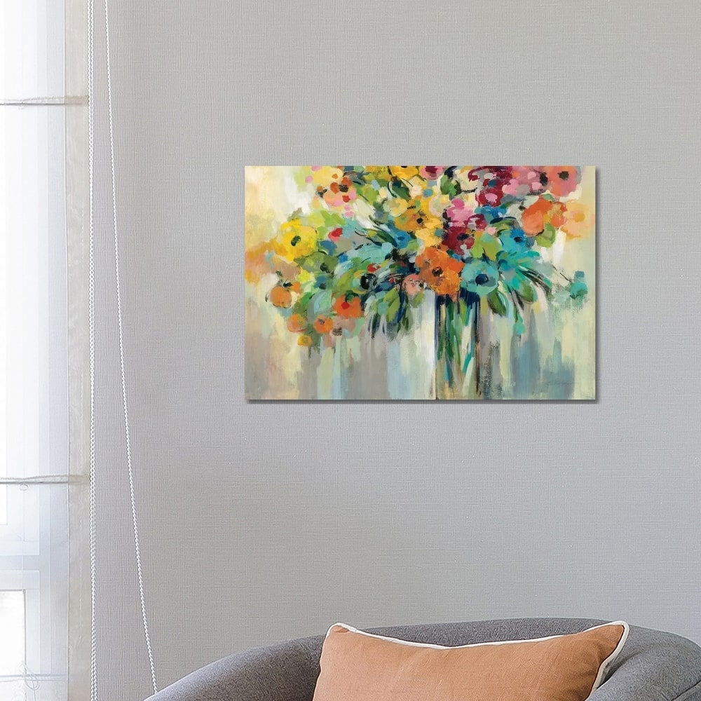 iCanvas "Cloud of Flowers" by Silvia Vassileva Canvas Print