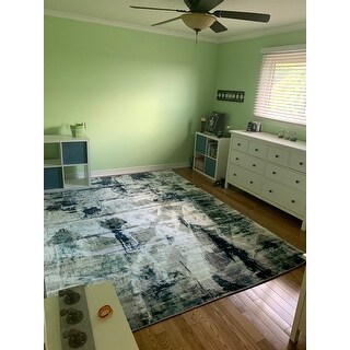 Shop Cooke Industrial Abstract Area Rug On Sale Overstock