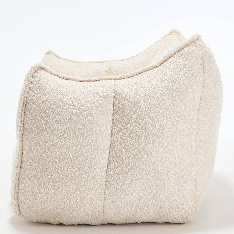 Chenille Lounge Chair with Armrests