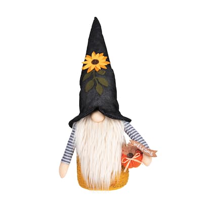 Black Hat Gnome w/ Lighted Nose
