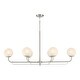 preview thumbnail 3 of 6, Minka Lavery 3796 Whitehall 6 Light 46" Long Linear Chandelier