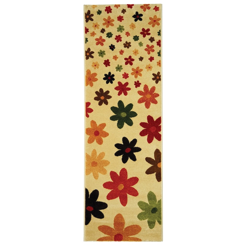 SAFAVIEH Porcello Ala Modern Rug - 2' 4" x 6' 7" - Cream - Runner