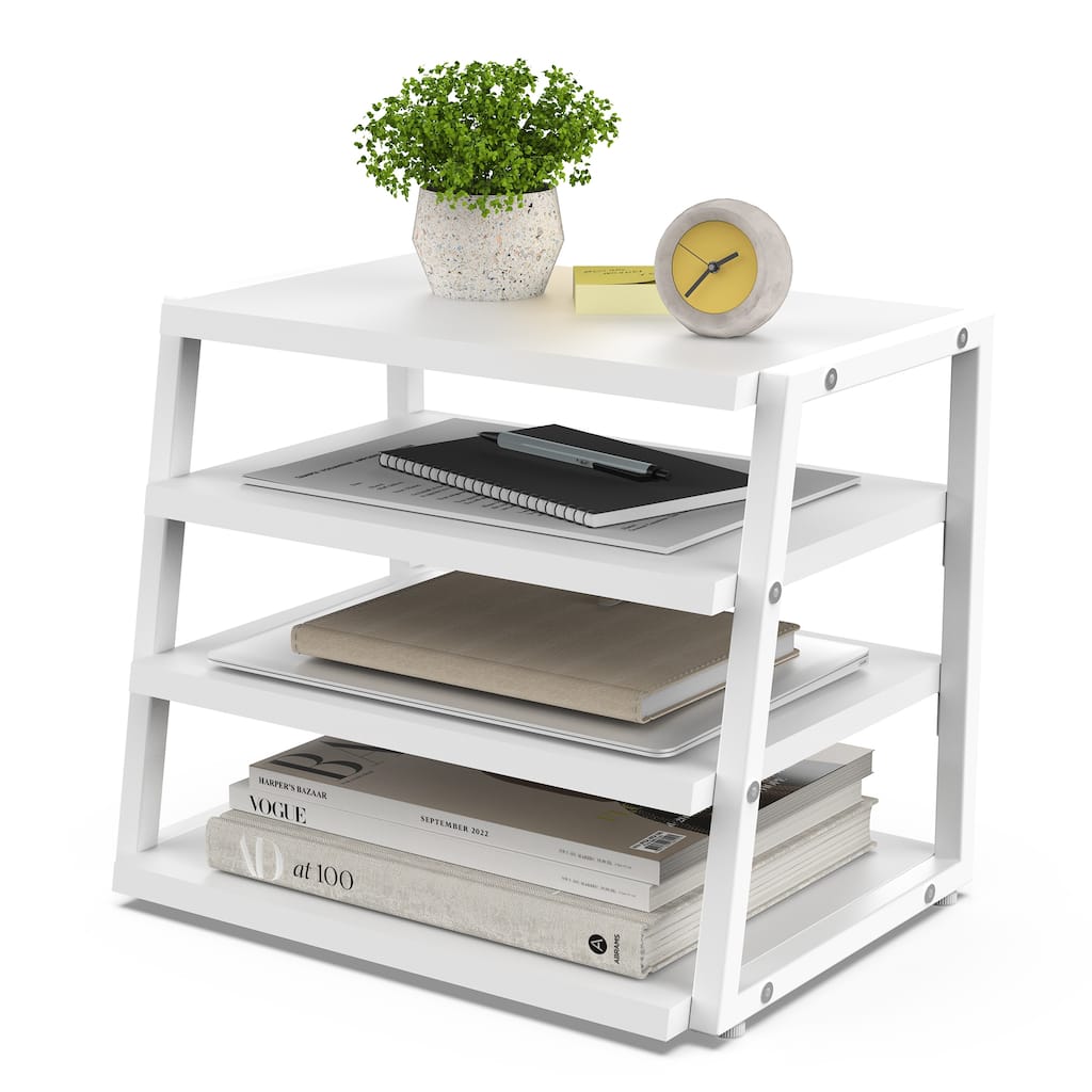 Fenge Desk Organizer, 4 Tier File Organizer for Desk - 14.6x10.5x12.1 inches