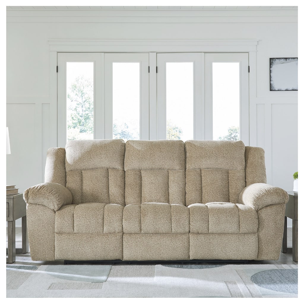 Signature Design by Ashley Tip-Off Power Reclining Sofa - 91"W x 42"D x 45"H