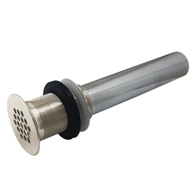 Kingston Brass Trimscape Grid Drain without Overflow - Polished Nickel