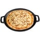 preview thumbnail 5 of 5, Sunnydaze Pre-Seasoned Cast Iron Pizza Pan with 2 Side Handles