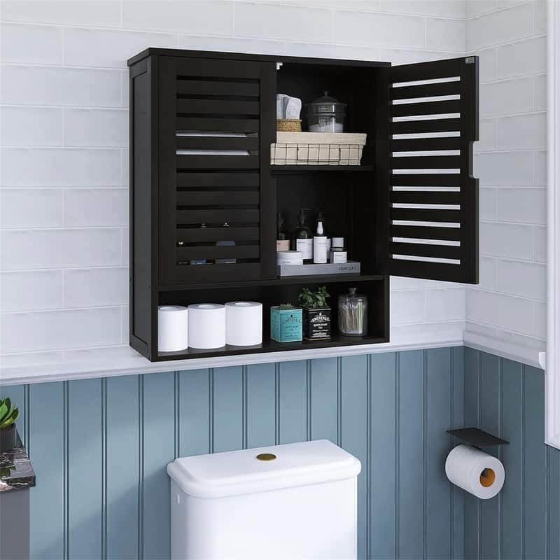 Bathroom Cabinet Wall Mounted - 8.27"D x 23.23"W x 26.18"H