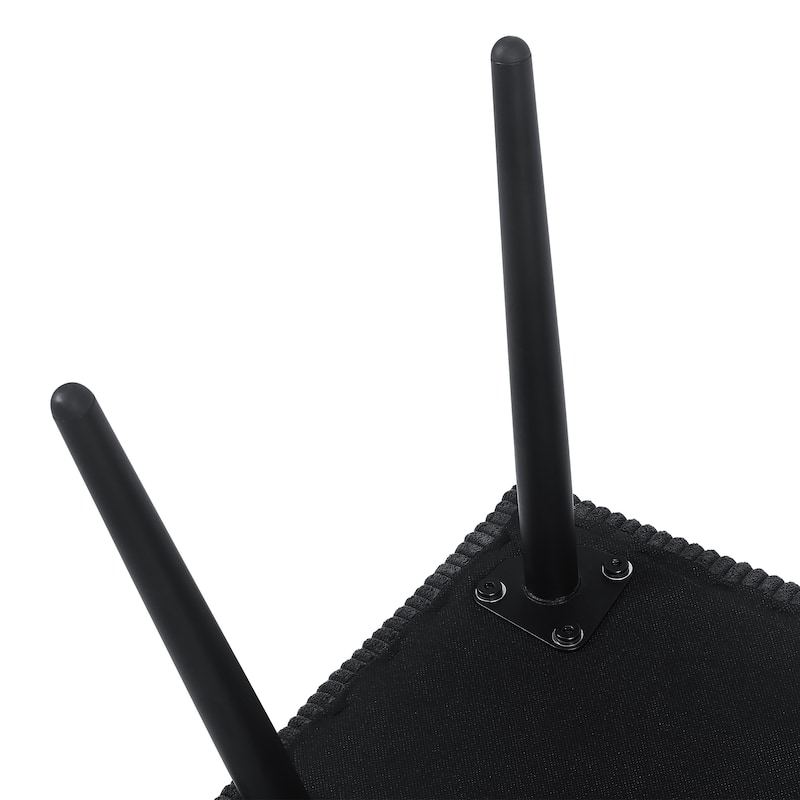 Adeco Modern End of Bed Bench Tufted Ottoman