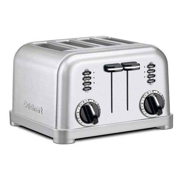Cuisinart CPT-180 Metal Classic 4-Slice Toaster, Brushed Stainless