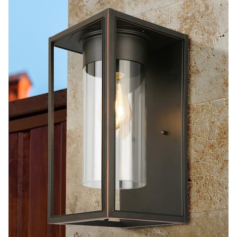 Shimik Oil Rubbed Bronze Outdoor Wall Light by Havenside Home