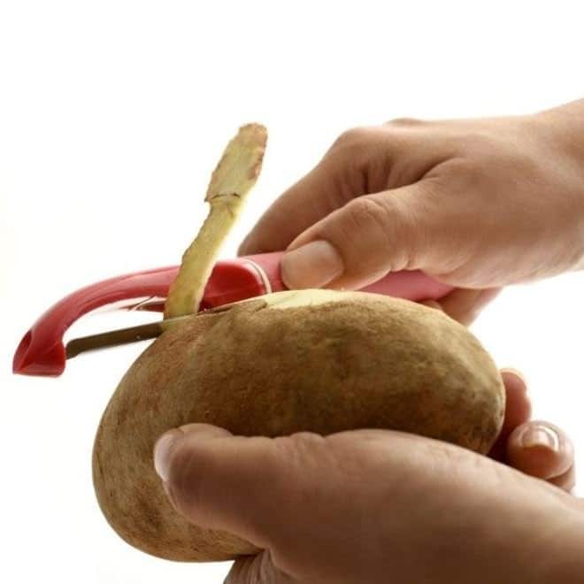 Norpro Grip-EZ Stainless Steel Blade Swivel Fruit & Veggie Peeler