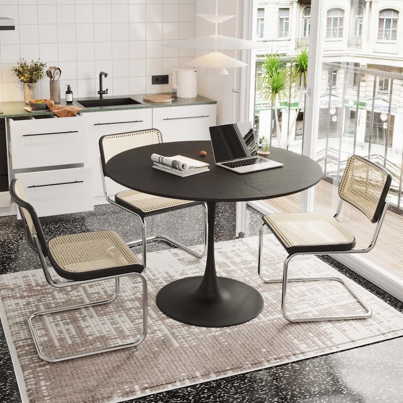 47.24"Modern Round Dining Table,only 1PC table