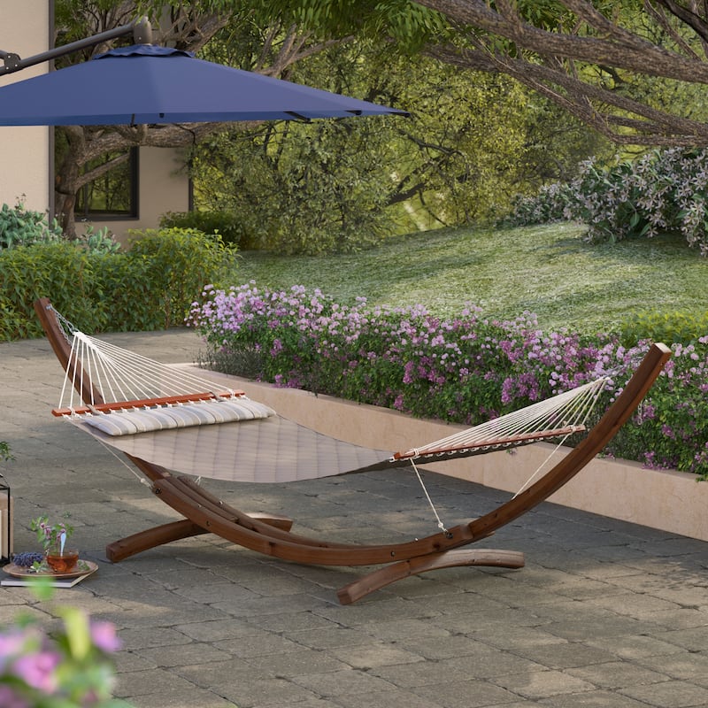 Portofino Comfort Sunbrella Outdoor Patio Hammock Set