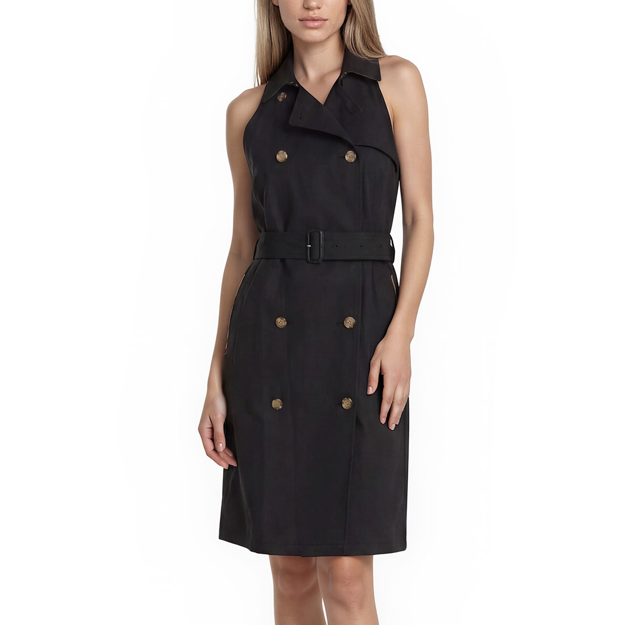 Burberry Ellery Sleeveless Trench Dress