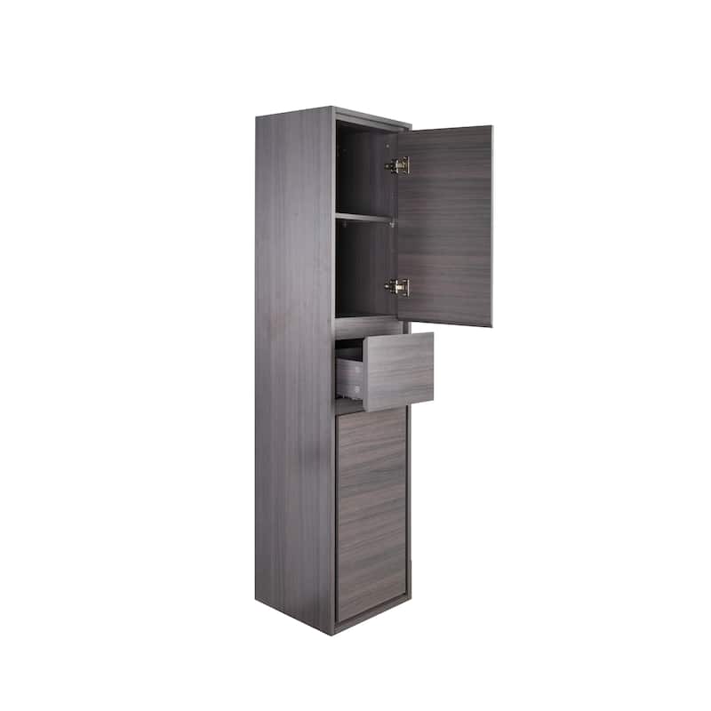 Morava 16'' Wall Mounted Linen Cabinet