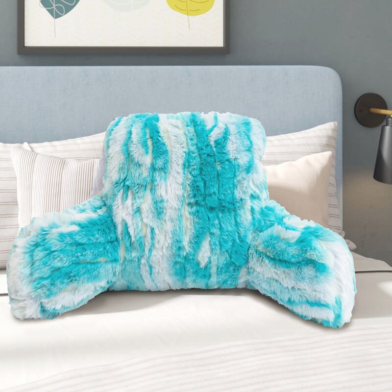 Jacquard FauxFur BedRest, 20" x 18" x 17"