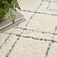 preview thumbnail 5 of 22, Nourison Luxurious Shag Ultra Plush Pile Abstract Geometric Area Rug