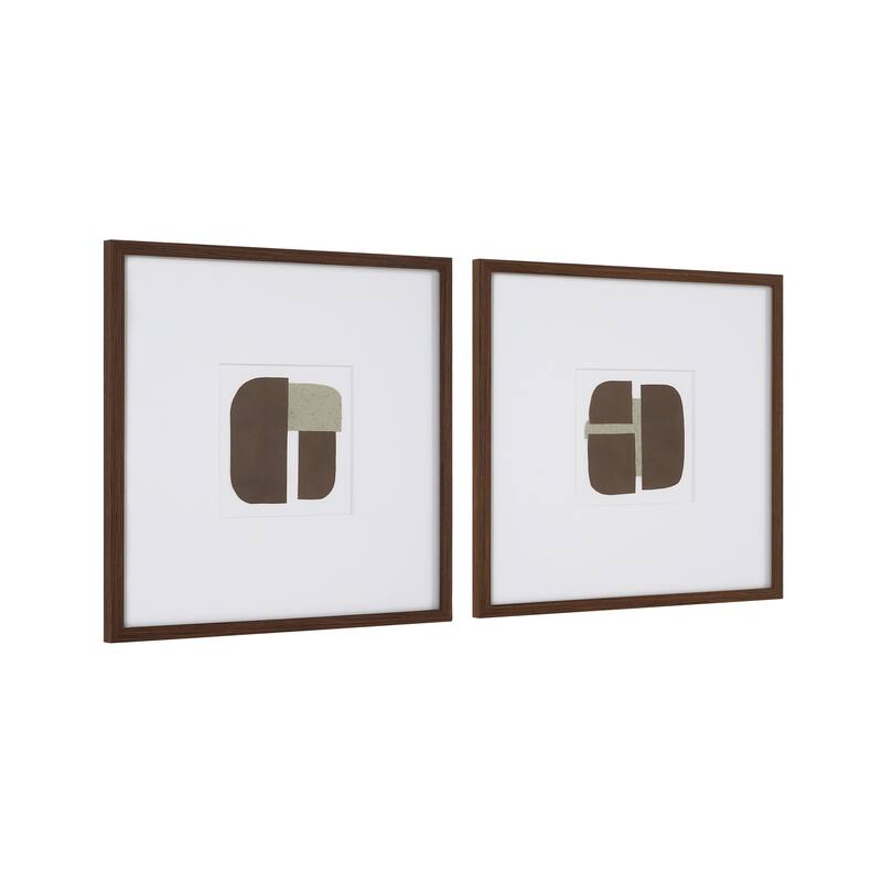 Renwil Edge 24.0" Wide Wall Decor, Printed Artwork (2 Piece Set)