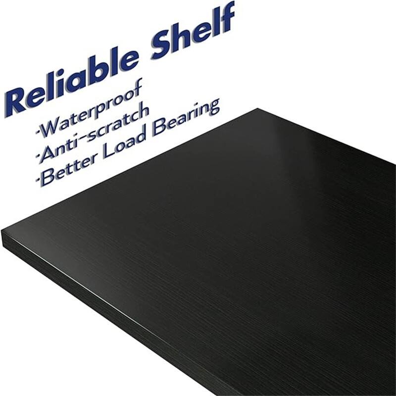 5 Tier Bookshelf, Tall Bookcase Shelf Storage Organizer - 11.8"D x 23.6"W x 62.2"H