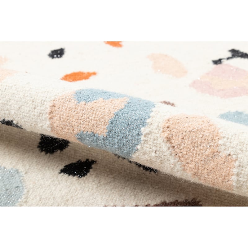 Momeni Jem Hand Woven Wool and Lurex Abstract Area Rug