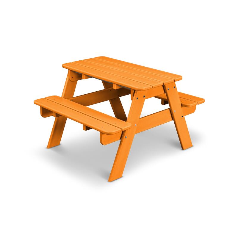 POLYWOOD Kids Outdoor Picnic Table