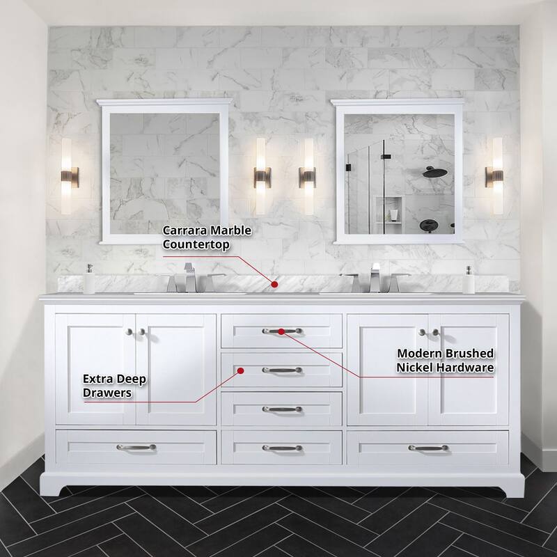 Dukes Bath Vanity No Top and Mirror