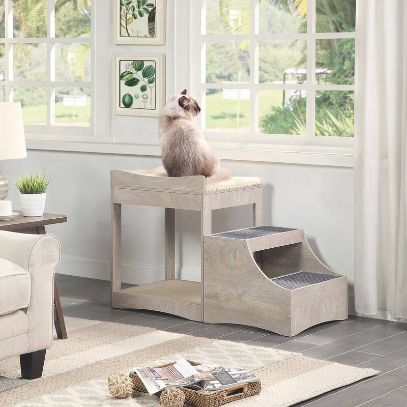 unipaws Dog Bunk Bed with Step System for Dogs and Cats