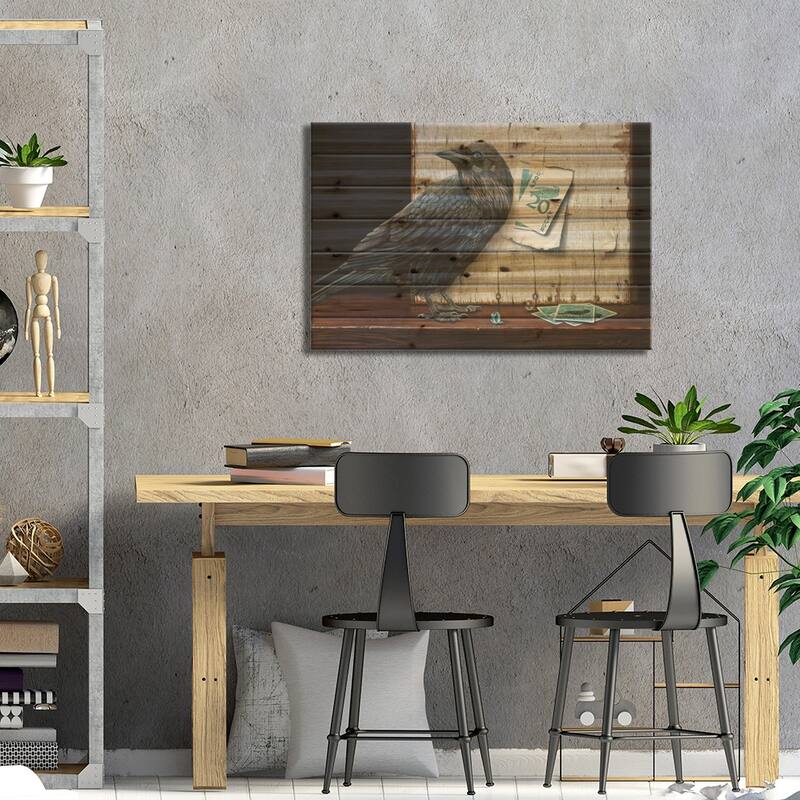 Strike A Pose II Print On Wood by Camille Engel - Multi-Color