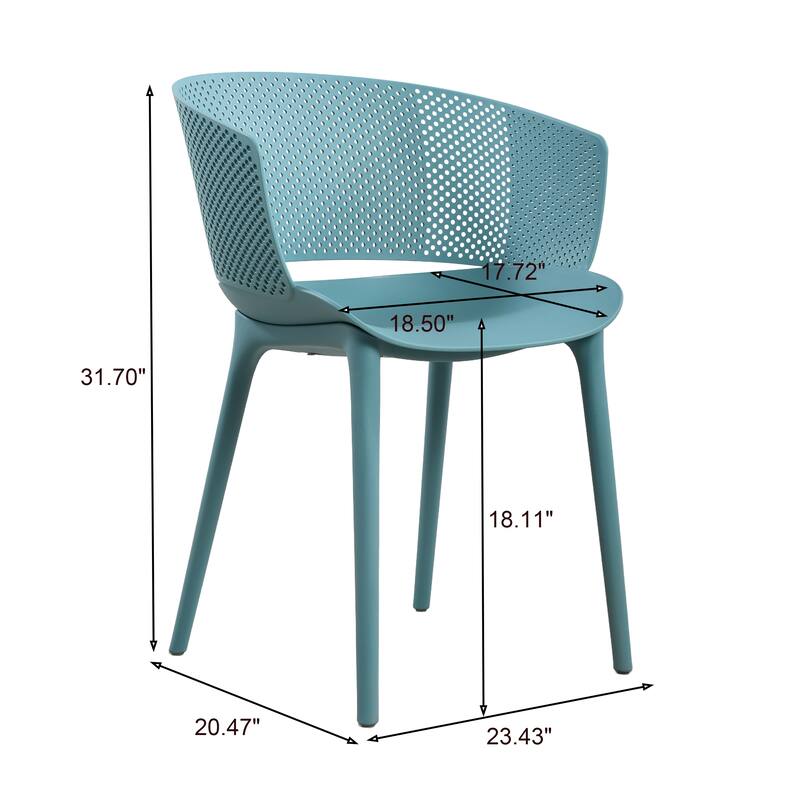 Christopher Knight Home - Bistro Modern Outdoor Plastic Bistro Set (3-Piece)