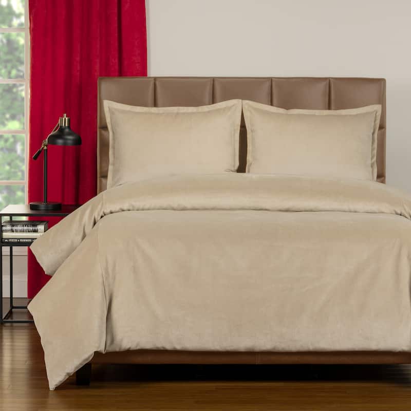 Mixology Padma 4-piece Duvet Cover and Insert Set - Parchment - King