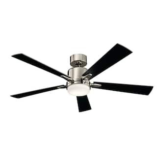Kichler Lighting Lucian Collection 52-inch Polished Nickel LED Ceiling Fan