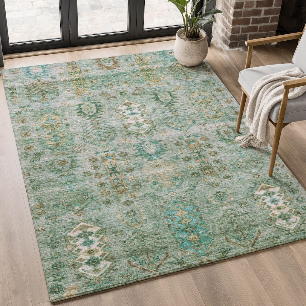 Premium Washable Super Soft Traditional Karachi Mayfield Rug