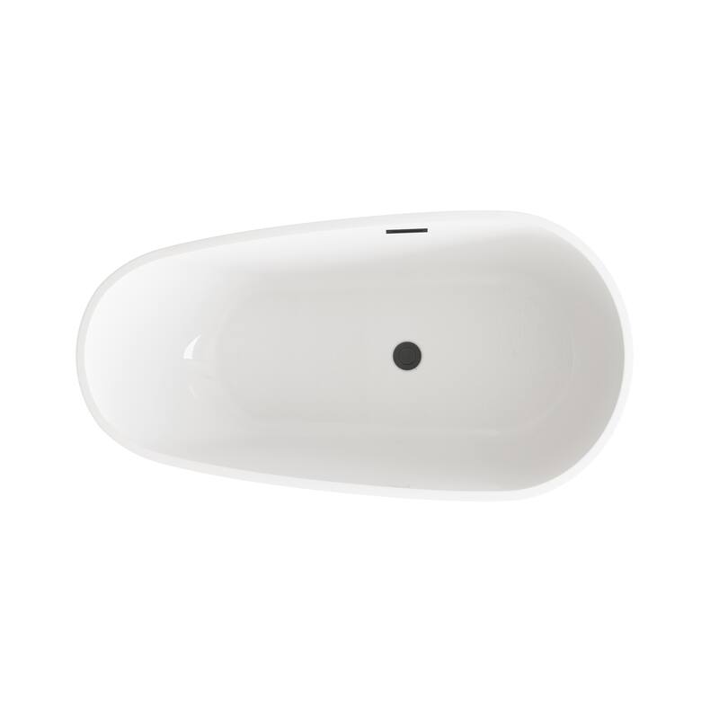Hillary Bathtub in Glossy White