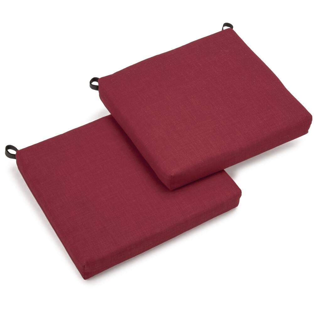 20-inch by 19-inch Outdoor Chair Cushions (Set of 2) - 20 x 19