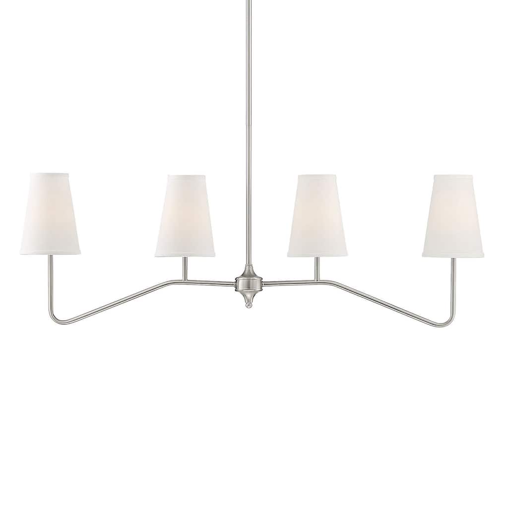 Meridian M10078 4-Light Linear Chandelier